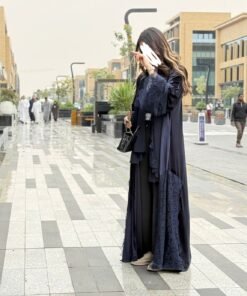 Dark Blue Abaya