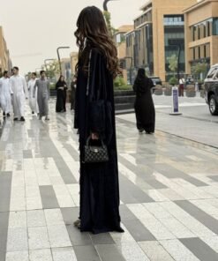 Alternative view of Dark Blue Abaya